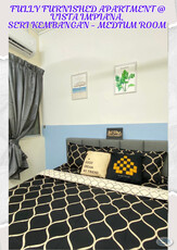 Fully Furnished Apartment Medium Room For Rent @ Vista Impiana, Ser Kembangan