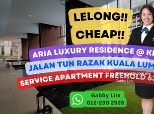 Lelong Super Cheap Service Residence @ Aria Klcc Kuala Lumpur