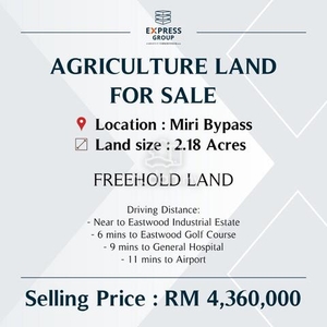 Agriculture Land at Miri Bypass [Freehold Land]