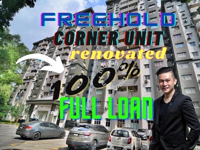 Basic Sri Teratai Apartment 100% Full Loan Bandar Puchong Jaya Kinrara