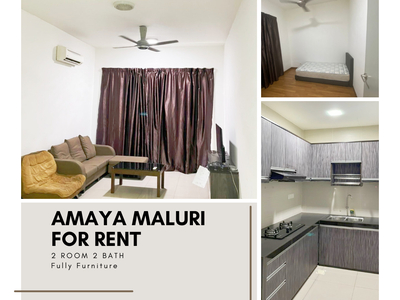 Amaya Maluri, Cheras 2-Bedroom [ FOR RENT ] @ Beside Aeon Mall Maluri,MRT & LRT Station, Sunway Velocity , near by Ikea, MyTown, TRX