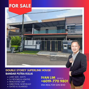 Double Storey Superlink House @ Bandar Putra Kulai