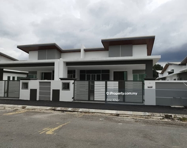 New single storey semi d house for sale klebang ipoh lppsa loan bumi