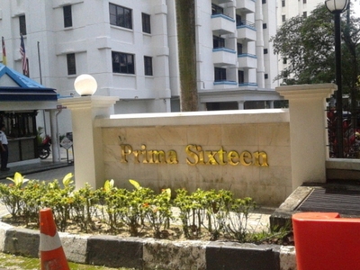 Condo in an affluent, secluded area for sale - Prima 16 (Prima Sixteen) Condominium, Jalan 16/18, Seksyen 16 (Section16), Petaling Jaya