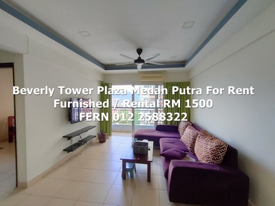 Furnished Beverly Tower Plaza Medan Putra For Rent