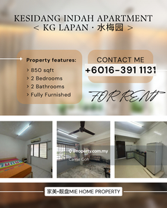 Kg lapan Kesidang Indah apartment with fully furnished