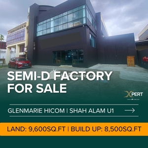 Semi-D Factory For Sale at Glenmarie