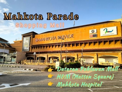 Mahkota Parade (Few mins WALK) ~ Shop Lot Renovated, Air Cons, Carpet