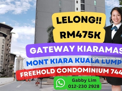 Lelong Super Cheap Gateway Residences @ Mont Kiara KL