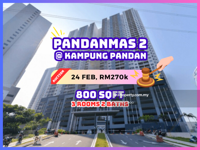 Bank Auction Pandanmas 2 Apartment @ Kampung Pandan