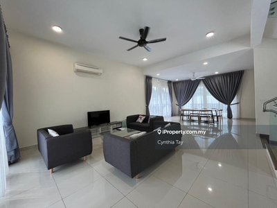 Fully furnished in superlink house - brand new in Rimbun Impian, S2