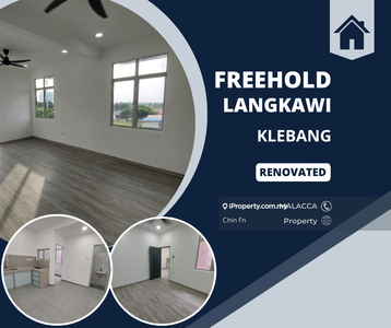 Fully Renovated Freehold 100% Full Loan Langkawi Apartment Klebang