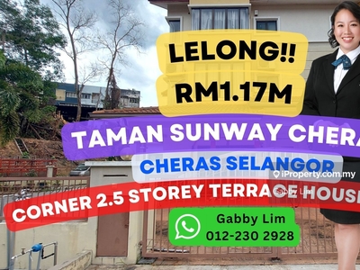 Lelong Super Cheap Corner 2.5 Storey House @ Sunway Cheras Selangor
