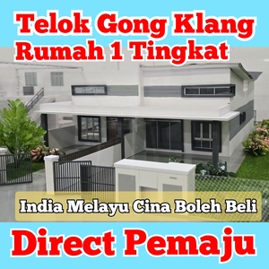 Telok Gong Klang 1 tingkat rumah teres