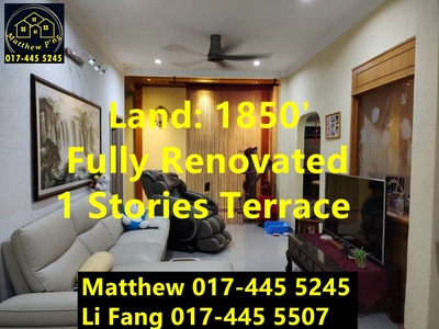 1 Stories Intermediate Corner Terrace At Tanjung Bungah