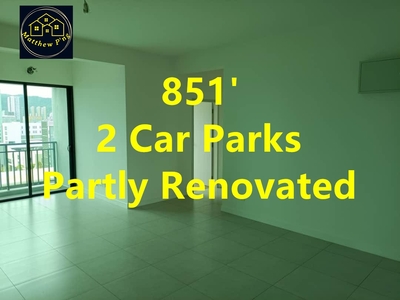 3 Residence Condo - Partly Renovated - 851' - 2 Car Parks - Karpal Singh