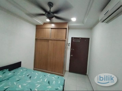 [All included] Big Middle Room at Suria Jelatek Residence, Ampang Hilir 5 minutes LRT Jelatek