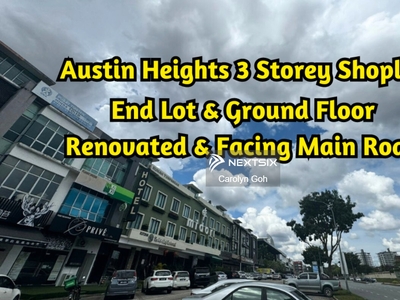 Austin Heights 3 Storey Shoplot End Lot