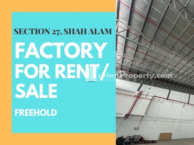 Detached Warehouse For Sale at Section 27