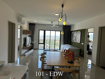 [FULLY FURNISHED] 1000sqft Eco Ardence Huni Residence, Setia Alam. 3 Bedrooms & 2 Bathrooms