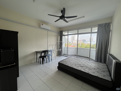 Fully Furnished Middle Bedroom with balcony at Bukit OUG Condo, Bukit Jalil Awan Besar LRT Station