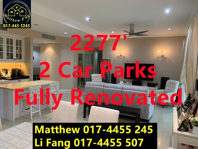 Hillcrest Residence - Fully Renovated - 2277' - 2 Car Parks - Bukit Jambul