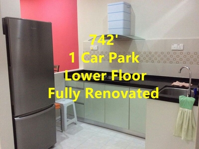 Indah Bay Apartment - Fully Renovated - 742' - 1 Car Park