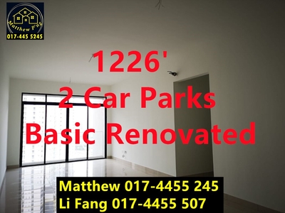 Mont Residence - Basic Renovated - 1226' - 2 Car Parks - Tanjung Tokong
