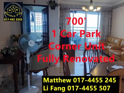 N-Park Condominium - Fully Renovated - 700' - 1 Car Park - Batu Uban
