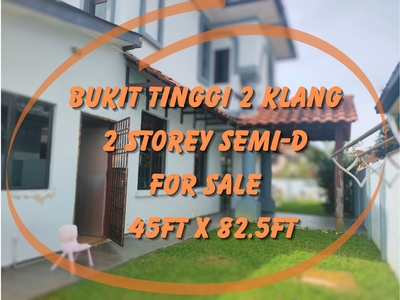 Below Market Value Bukit Tinggi 2 Klang Double storey Semi-D House for sale