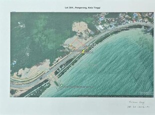 Beautiful BIG Commercial Land for RENT facing BEACH at Pengerang, J.B.