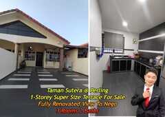 Taman Sutera Perling,1-Storey Terrace Super Size For Sale