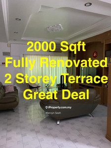 Persiaran Kelicap 2000 Sqft 2 Storey Terrace Renovated Good Deal