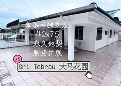 Taman Sri Tebrau Single Stry Semi-D Renovated House For Sale