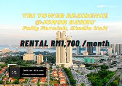 Tri Tower Full Furnish Studio Residence @Johor Bahru