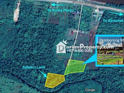 Agriculture Land For Sale at Membakut