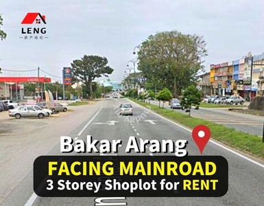 【FACING MAINROAD SP TOWN】GROUND FLOOR SHOPLOT for Rent @ BAKAR ARANG
