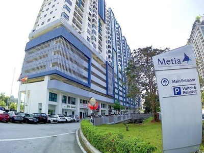 Partially Furnished LRT 3 Rooms Condo Metia Residence @ Seksyen 13 Shah Alam