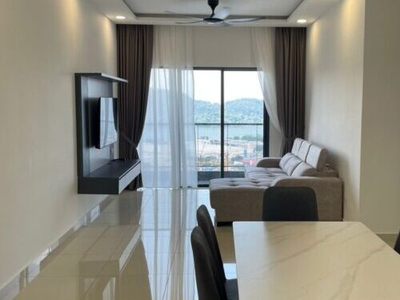 Novus Residence in Sungai Nibong 1155sqft Fully Furnished Seaview 2 Car parks FOR RENT