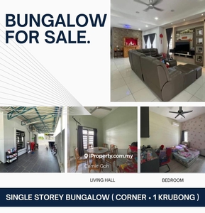Single storey corner bungalow ( taman one krubong )