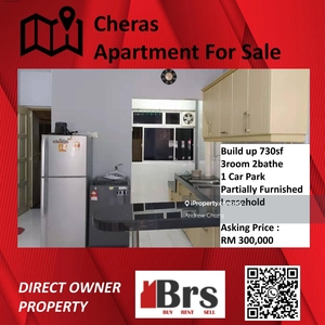 Apartment at Pangsapuri Cemara Cheras for Sale