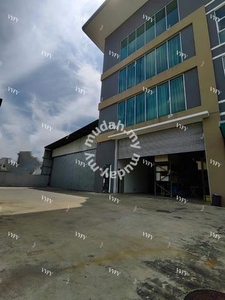 CORNER Factory Warehouse Rent‼️Meru Industry Klang - 19k sf /400Amp
