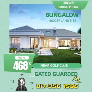 Near SP Golf Club Bungalow Large Land Size Gated Guarded Only 468K
