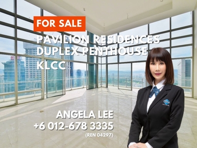 Pavilion Residences Duplex Penthouse with KLCC Views for Sale