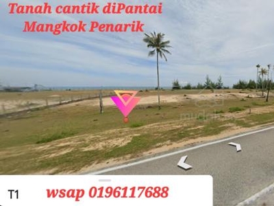 Tanah cantik tepi pantai Mangkok Penarik Setiu Terengganu