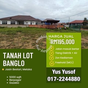 Tanah Lot Banglo 5000sqft @ Jasin Bestari Melaka