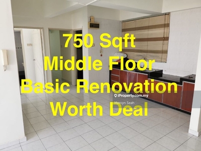 U Garden 750 Sqft Middle Floor Basic Renovation Worth Deal