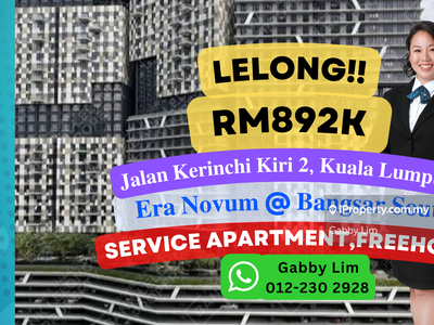 Lelong Super Cheap Service Apartment Freehold Era Novum Kuala Lumpur