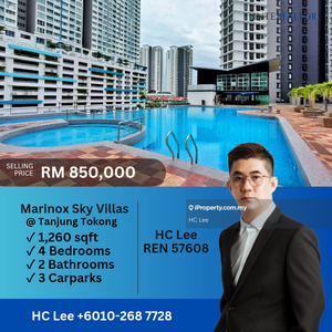 Marinox Sky Villas At Tanjung Tokong 3 Carparks For Sale