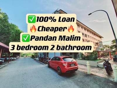 100% Loan] Pandan Malim Apartment Pokok Mangga Malim Jaya Bachang